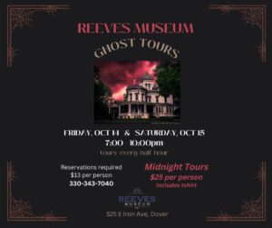 Reeves Museum Ghost Tours 