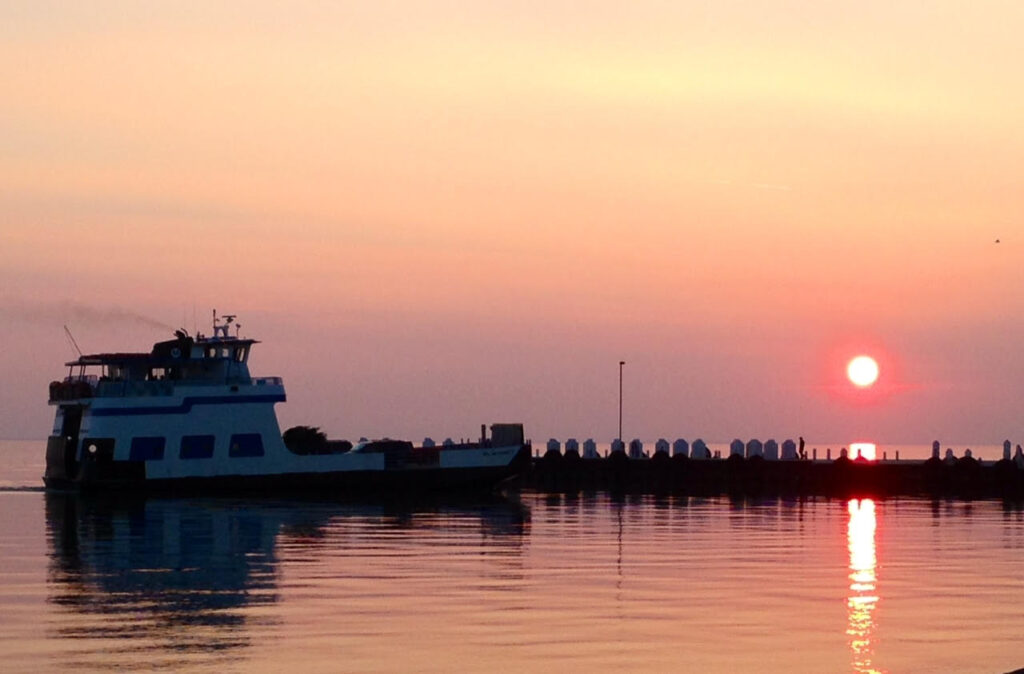Put-in-Bay sunset courtesy of Miller Ferry.