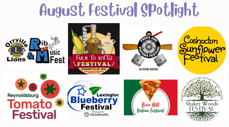 August Ohio Festivals