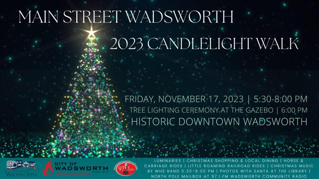 Main Street Wadsworth Candlelight Walk