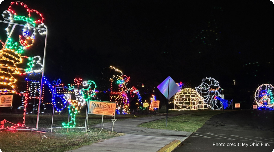 Joy of Christmas Light Show - Photos My Ohio Fun 